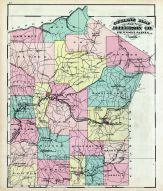 Jefferson County Outline Map, Jefferson County 1878